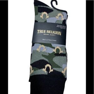 True Religion Crew Socks 2-Pack